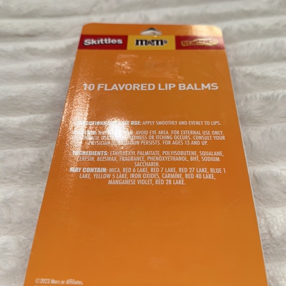 Skittles, M & M’s, Starburst 10 Flavored Lip Balms. - Picture 4 of 5